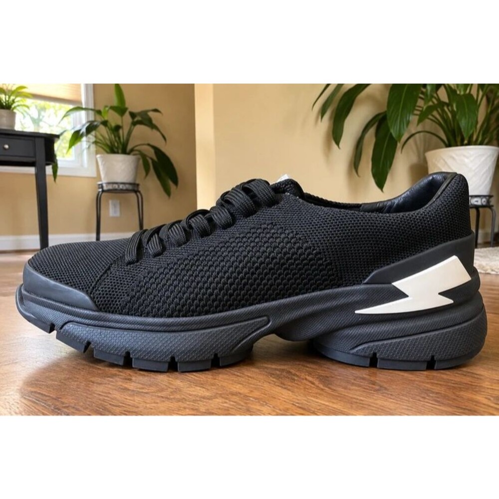 Neil Barrett Bolt Mens 7 Low Top Sneaker Euro 40 Shoes